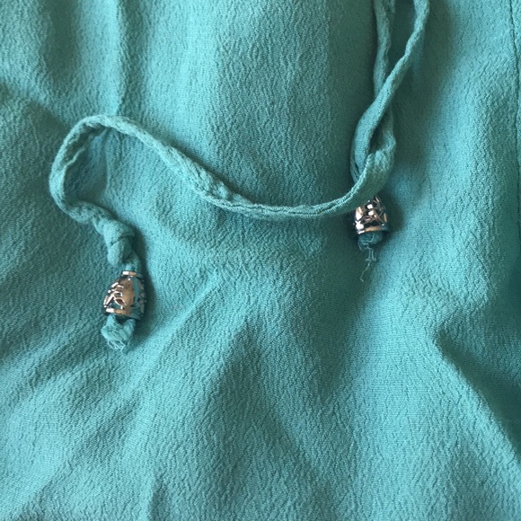 Anthropologie hei hei shorts embroidered green cream - Picture 15 of 16